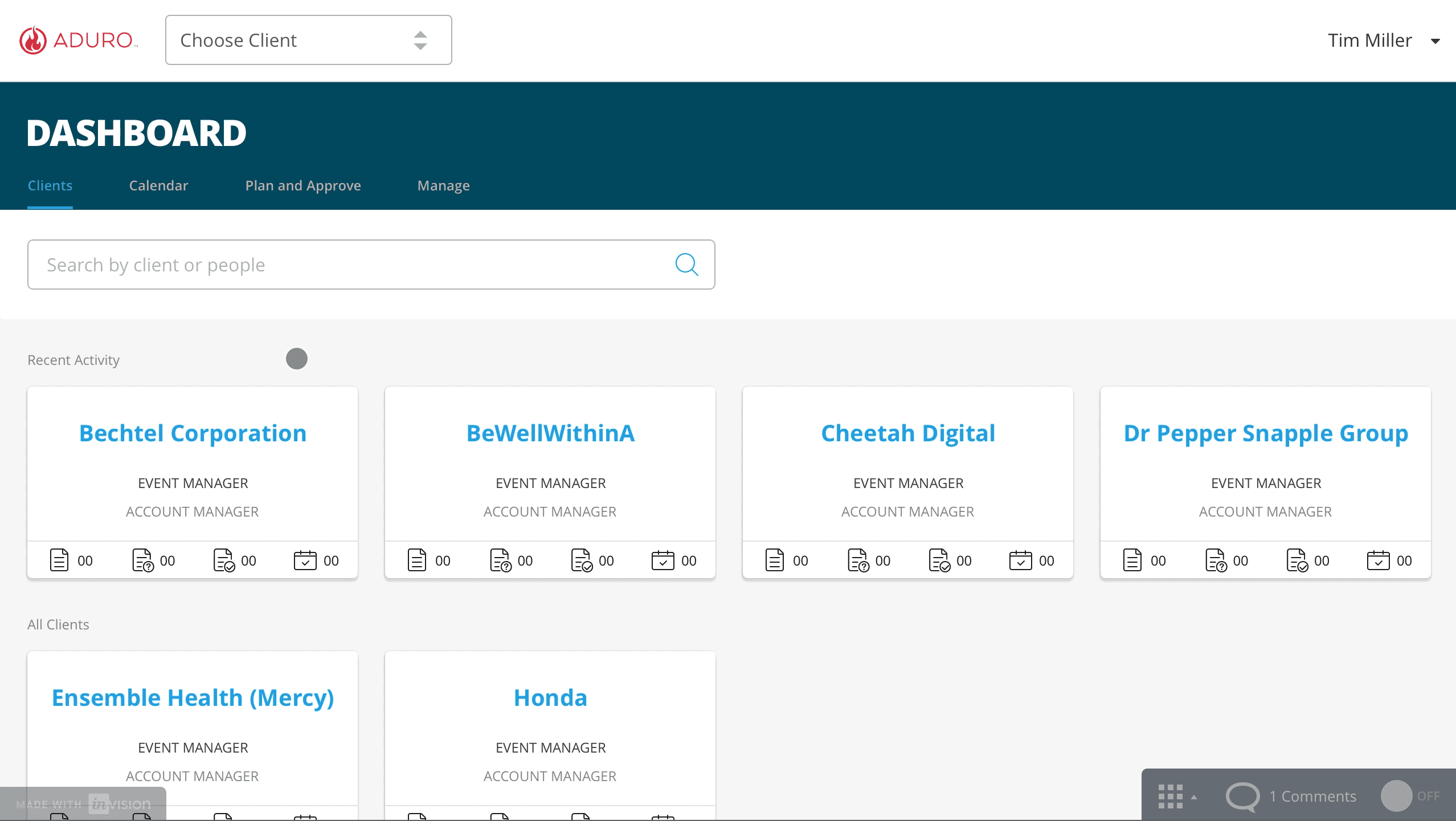 ConnectWell biometric screening platform dashboard