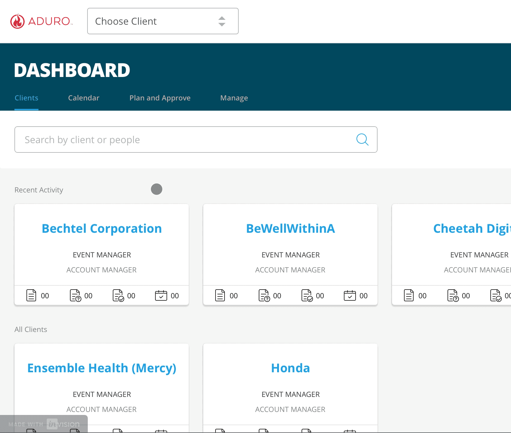 ConnectWell scheduling platform dashboard